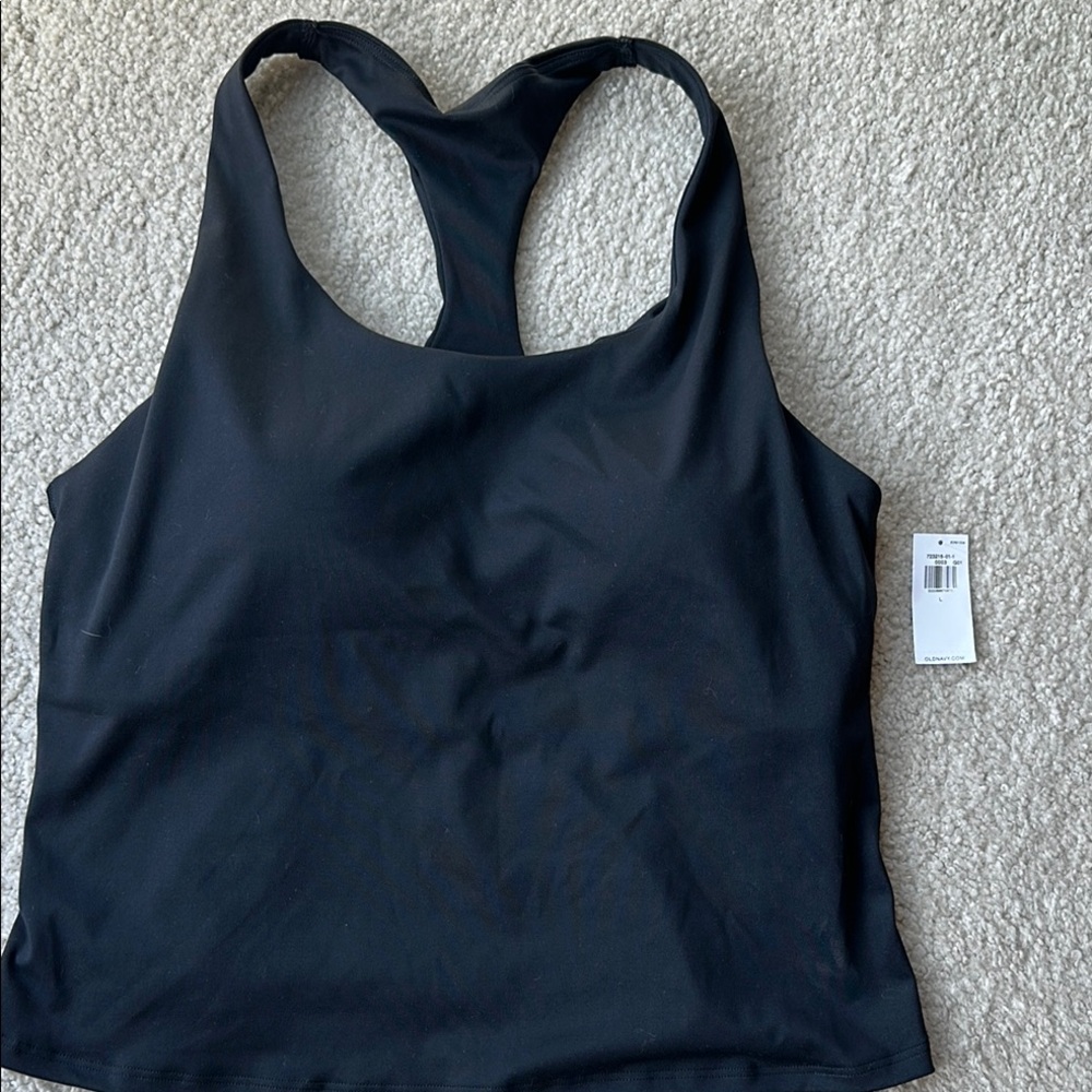 Old Navy Powersoft  Racerback Tank Top sports bra black